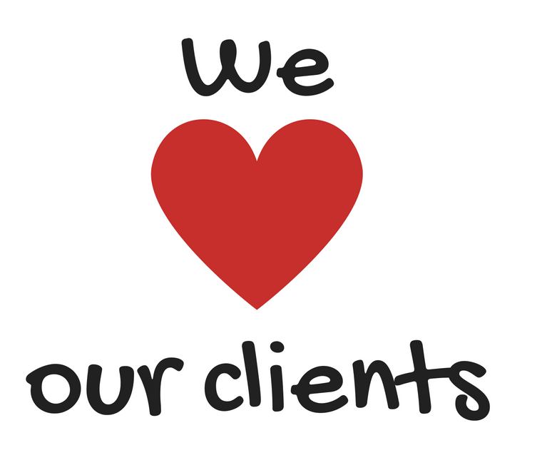 We love our clients